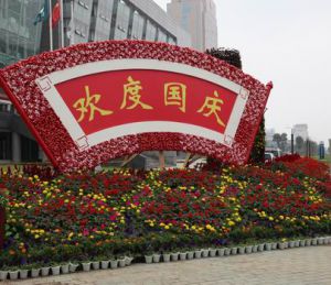 深圳节日花卉搭建